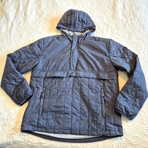 Cutter & Buck men's Large Rainier Half Zip Popover blue/gray style MCO00030 EUC
